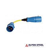 Adapter Cord 16A to 32A/250V-CEE Plug 16A/CEE Coupling 32A